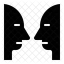 Face To Face Interview Interaction Icon