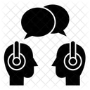 Face to face support  Icon