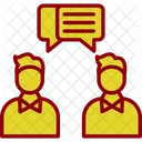 Face To Face Talk Talk Productivity Icon