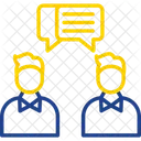Face To Face Talk Talk Productivity Icon