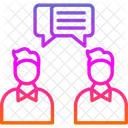 Face To Face Talk Talk Productivity Icon