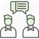 Face To Face Talk Talk Productivity Icon