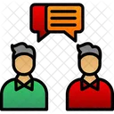 Face To Face Talk Talk Productivity Icon