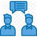 Face To Face Talk Talk Productivity Icon