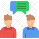 Face To Face Talk Talk Productivity Icon