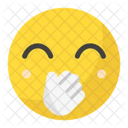 Face With Hand Over Mouth  Icon