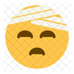 Face With Head Bandage Emoji  Icon
