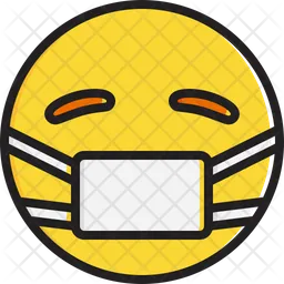 Face with medical mask Emoji Icon