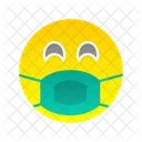 Face With Medical Mask  Icon