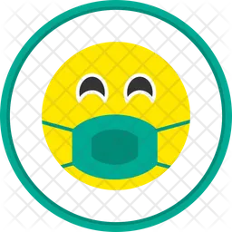 Face with medical mask Emoji Icon