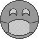Face With Medical Mask  Icon