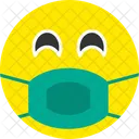 Face With Medical Mask  Icon