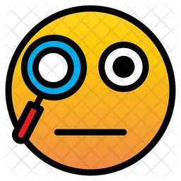Face With Monocle Emoji Icon