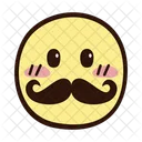 Face With Moustache Icon