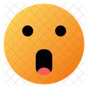 Face With Open Mouth Emoji Face Icon