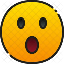 Face With Open Mouth Emoji Icon