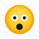 Face With Open Mouth Emoji Emoticon Icon