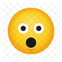 Face With Open Mouth Emoji Icon