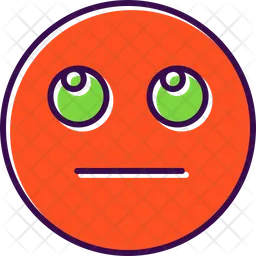 Face With Raised Eyebrow Emoji Icon