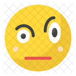 Face With Raised Eyebrow Emoji Icon