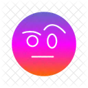 Face With Raised Eyebrow  Icon