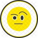 Face with raised eyebrow  Icon