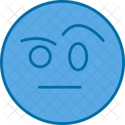 Face With Raised Eyebrow Emoji Icon