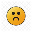 Face With Sad Expression Icon
