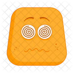 Face with spiral eyes Emoji Icon