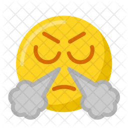 Face With Steam From Nose Emoji Icon