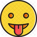 Face with stuck-out tongue  Icon