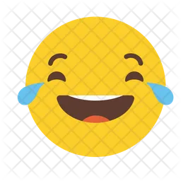 Face with tears of joy Emoji Icon