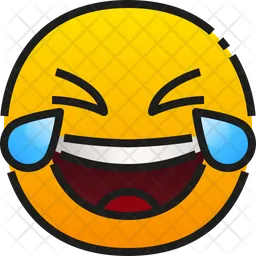 기쁨의 눈물을 흘리며 얼굴을 맞대다 Emoji 아이콘