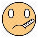 Face With Thermometer  Icon