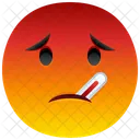 Face With Thermometer  Icon