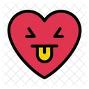 Facewithtongue Heart Smiley Icon