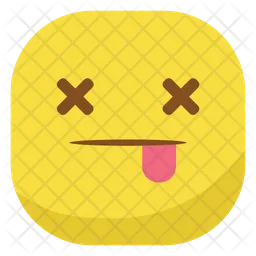 Face With Tongue And Blank Eyes Emoji Icon