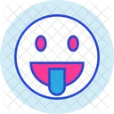 Face With Tongue Emoji  Icon