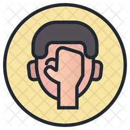 Palma da mão Emoji Ícone