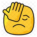 Facepalm Sad Frustrated Icono