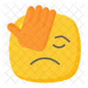 Facepalm Sad Frustrated Icono