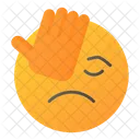 Facepalm Sad Frustrated Icono