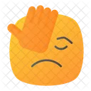 Facepalm Sad Frustrated Icono