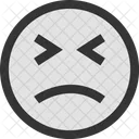 Faces Emotions Sad Icon