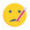 Emoji Emoticon Facewiththermometer Icon