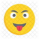 Emoji Emoticon Facewithtongue Icon