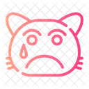 Facial Expression Emoji Cat Animal Icon