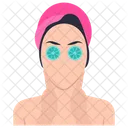 Facial Treatment Salon Services Face Mask Icon