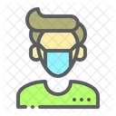 Coronavirus Covid 19 Facial Mask Icon