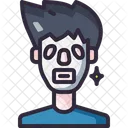 Facial Mask Skin Care Chill Icon